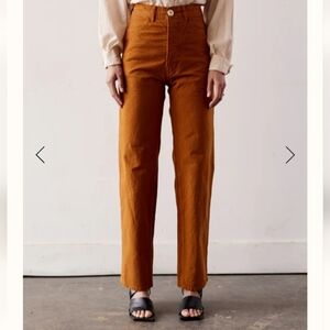 Jesse Kamm California slim pant in Clay NWOT
